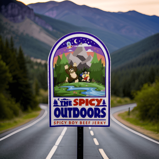The Spicy Outdoors Sticker - Spicy Boy Jerky